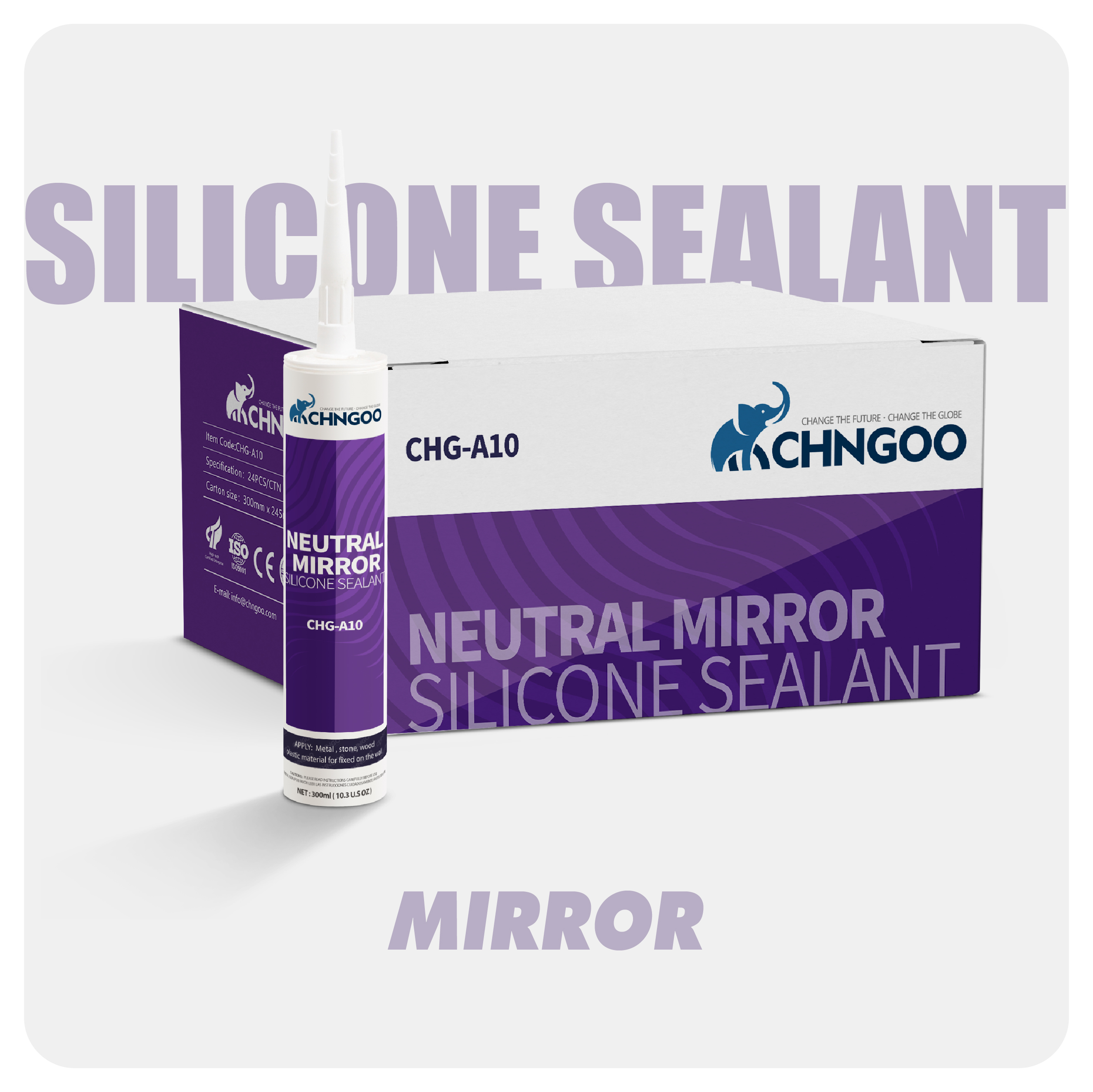 Neutral Mirror Silicone Sealant（CHG-A10）